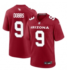 Men Arizona Cardinals 9 Joshua Dobbs Red 2023 Stitched Game Football Jersey Men Arizona Cardinals 9 Joshua Dobbs Red 2023 Stitched Game Football Jersey