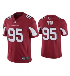 Men Arizona Cardinals 95 Leki Fotu Red Vapor Untouchable Limited Stitched Jersey Men Arizona Cardinals 95 Leki Fotu Red Vapor Untouchable Limited Stitched Jersey