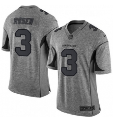 Men Nike Arizona Cardinals 3 Josh Rosen Limited Gray Gridiron NFL Jersey Men Nike Arizona Cardinals 3 Josh Rosen Limited Gray Gridiron NFL Jersey