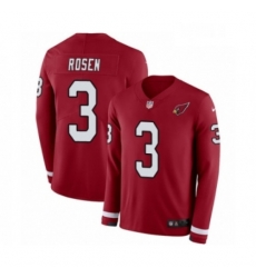 Men Nike Arizona Cardinals 3 Josh Rosen Limited Red Therma Long Sleeve NFL Jersey Men Nike Arizona Cardinals 3 Josh Rosen Limited Red Therma Long Sleeve NFL Jersey