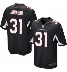 Men Nike Arizona Cardinals 31 David Johnson Game Black Alternate NFL Jersey Men Nike Arizona Cardinals 31 David Johnson Game Black Alternate NFL Jersey
