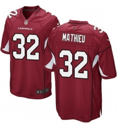 Men Nike Arizona Cardinals 32 Tyrann Mathieu Game Red Team Color NFL Jersey Men Nike Arizona Cardinals 32 Tyrann Mathieu Game Red Team Color NFL Jersey