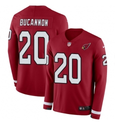 Nike Cardinals #20 Deone Bucannon Red Team Color Men Stitched NFL Limited Therma Long Sleeve Jersey Nike Cardinals #20 Deone Bucannon Red Team Color Men Stitched NFL Limited Therma Long Sleeve Jersey