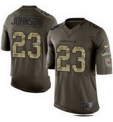Nike Cardinals #23 Chris Johnson Green Mens Stitched NFL Limited Salute to Service Jersey Nike Cardinals #23 Chris Johnson Green Mens Stitched NFL Limited Salute to Service Jersey