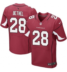 Nike Cardinals #28 Justin Bethel Red Team Color Mens Stitched NFL Elite Jersey Nike Cardinals #28 Justin Bethel Red Team Color Mens Stitched NFL Elite Jersey