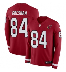 Nike Cardinals #84 Jermaine Gresham Red Team Color Men Stitched NFL Limited Therma Long Sleeve Jersey Nike Cardinals #84 Jermaine Gresham Red Team Color Men Stitched NFL Limited Therma Long Sleeve Jersey