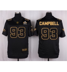 Nike Cardinals #93 Calais Campbell Pro Line Black Gold Collection Mens Stitched NFL Elite Jersey Nike Cardinals #93 Calais Campbell Pro Line Black Gold Collection Mens Stitched NFL Elite Jersey