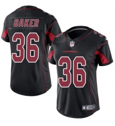 Nike Cardinals #36 Budda Baker Black Womens Stitched NFL Limited Rush Jersey Nike Cardinals #36 Budda Baker Black Womens Stitched NFL Limited Rush Jersey