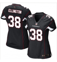 Women Nike Cardinals #38 Andre Ellington Black Alternate Stitched NFL Elite Jersey Women Nike Cardinals #38 Andre Ellington Black Alternate Stitched NFL Elite Jersey