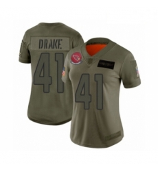 Women's Arizona Cardinals #41 Kenyan Drake Limited Olive 2019 Salute to Service Football Jersey Women's Arizona Cardinals #41 Kenyan Drake Limited Olive 2019 Salute to Service Football Jersey