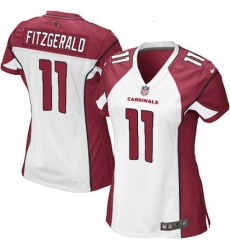 Womens Nike Arizona Cardinals 11 Larry Fitzgerald Game White NFL Jersey Womens Nike Arizona Cardinals 11 Larry Fitzgerald Game White NFL Jersey