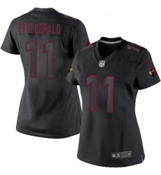 Womens Nike Arizona Cardinals 11 Larry Fitzgerald Limited Black Impact NFL Jersey Womens Nike Arizona Cardinals 11 Larry Fitzgerald Limited Black Impact NFL Jersey