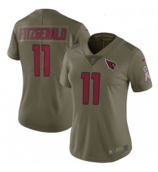 Womens Nike Arizona Cardinals 11 Larry Fitzgerald Limited Olive 2017 Salute to Service NFL Jersey Womens Nike Arizona Cardinals 11 Larry Fitzgerald Limited Olive 2017 Salute to Service NFL Jersey