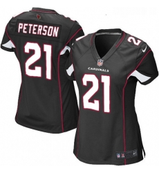 Womens Nike Arizona Cardinals 21 Patrick Peterson Game Black Alternate NFL Jersey Womens Nike Arizona Cardinals 21 Patrick Peterson Game Black Alternate NFL Jersey