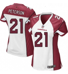 Womens Nike Arizona Cardinals 21 Patrick Peterson Game White NFL Jersey Womens Nike Arizona Cardinals 21 Patrick Peterson Game White NFL Jersey