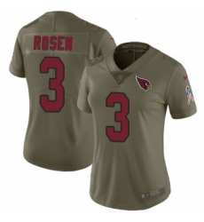 Womens Nike Arizona Cardinals 3 Josh Rosen Limited Olive 2017 Salute to Service NFL Jersey Womens Nike Arizona Cardinals 3 Josh Rosen Limited Olive 2017 Salute to Service NFL Jersey