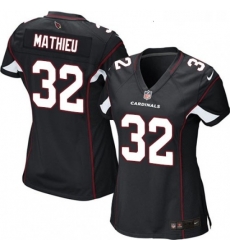 Womens Nike Arizona Cardinals 32 Tyrann Mathieu Game Black Alternate NFL Jersey Womens Nike Arizona Cardinals 32 Tyrann Mathieu Game Black Alternate NFL Jersey