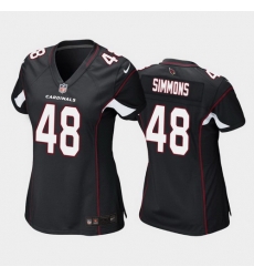 women isaiah simmons arizona cardinals black game jersey women isaiah simmons arizona cardinals black game jersey
