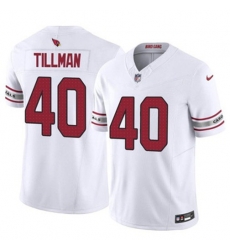 Youth Arizona Cardinals 40 Pat Tillman White 2024 F U S E Vapor Untouchable Limited Stitched Youth Arizona Cardinals 40 Pat Tillman White 2024 F U S E Vapor Untouchable Limited Stitched