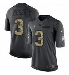 Youth Nike Arizona Cardinals 3 Josh Rosen Limited Black 2016 Salute to Service NFL Jersey Youth Nike Arizona Cardinals 3 Josh Rosen Limited Black 2016 Salute to Service NFL Jersey
