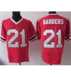 Atlanta Falcons 21 Deion Sanders Red M&N Throwback NFL Jerseys Atlanta Falcons 21 Deion Sanders Red M&N Throwback NFL Jerseys