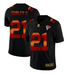 Atlanta Falcons 21 Todd Gurley II Men Black Nike Red Orange Stripe Vapor Limited NFL Jersey Atlanta Falcons 21 Todd Gurley II Men Black Nike Red Orange Stripe Vapor Limited NFL Jersey