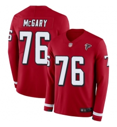 Falcons 76 Kaleb McGary Red Team Color Men Stitched Football Limited Therma Long Sleeve Jersey Falcons 76 Kaleb McGary Red Team Color Men Stitched Football Limited Therma Long Sleeve Jersey