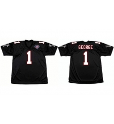 Men Atlanta Falcons 1 Jeff George Black 1994 Home Throwback Stitched Football Jersey Men Atlanta Falcons 1 Jeff George Black 1994 Home Throwback Stitched Football Jersey