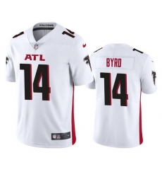 Men Atlanta Falcons 14 Damiere Byrd White Vapor Untouchable Stitched Football Jersey Men Atlanta Falcons 14 Damiere Byrd White Vapor Untouchable Stitched Football Jersey
