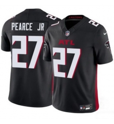 Men Atlanta Falcons 27 James Pearce Jr Black 2025 Draft F U S E  Vapor Untouchable Limited Stitched Football Jersey