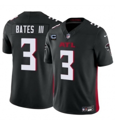 Men Atlanta Falcons 3 Jessie Bates III Black 2024 F U S E With 3 Star C Patch Vapor Untouchable Limited Stitched Football Jersey Men Atlanta Falcons 3 Jessie Bates III Black 2024 F U S E With 3 Star C Patch Vapor Untouchable Limited Stitched Football Jersey