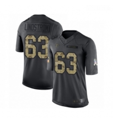 Men Atlanta Falcons 63 Chris Lindstrom Limited Black 2016 Salute to Service Football Jersey Men Atlanta Falcons 63 Chris Lindstrom Limited Black 2016 Salute to Service Football Jersey
