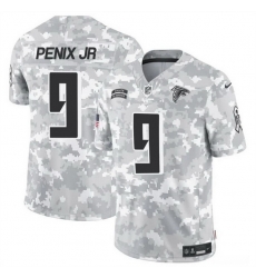 Men Atlanta Falcons 9 Michael Penix Jr 2024 F U S E Arctic Camo Salute To Service Limited Stitched Football Jersey Men Atlanta Falcons 9 Michael Penix Jr 2024 F U S E Arctic Camo Salute To Service Limited Stitched Football Jersey