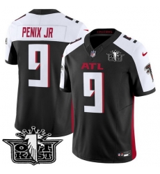 Men Atlanta Falcons 9 Michael Penix Jr Black Outkast F U S E Vapor Untouchable Limited Stitched Football Jersey Men Atlanta Falcons 9 Michael Penix Jr Black Outkast F U S E Vapor Untouchable Limited Stitched Football Jersey