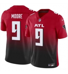 Men Atlanta Falcons 9 Rondale Moore Red Black 2023 F U S E Vapor Untouchable Limited Stitched Football Jersey Men Atlanta Falcons 9 Rondale Moore Red Black 2023 F U S E Vapor Untouchable Limited Stitched Football Jersey