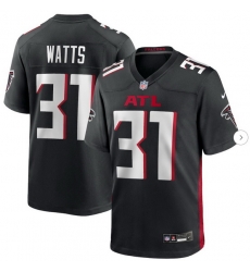 Men Atlanta Falcons Xavier Watts #31 F U S E Stitched Nike Black Jersey