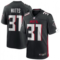 Men Atlanta Falcons Xavier Watts #31 F U S E Stitched Nike Black Jersey