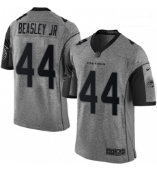 Men Nike Atlanta Falcons 44 Vic Beasley Limited Gray Gridiron NFL Jersey Men Nike Atlanta Falcons 44 Vic Beasley Limited Gray Gridiron NFL Jersey