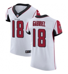 Nike Falcons #18 Taylor Gabriel White Mens Stitched NFL Vapor Untouchable Elite Jersey Nike Falcons #18 Taylor Gabriel White Mens Stitched NFL Vapor Untouchable Elite Jersey