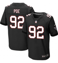 Nike Falcons #92 Dontari Poe Black Alternate Mens Stitched NFL Elite Jersey Nike Falcons #92 Dontari Poe Black Alternate Mens Stitched NFL Elite Jersey