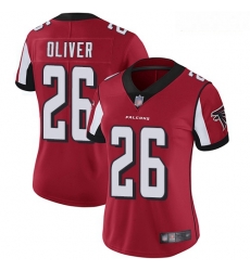 Falcons #26 Isaiah Oliver Red Team Color Women Stitched Football Vapor Untouchable Limited Jersey Falcons #26 Isaiah Oliver Red Team Color Women Stitched Football Vapor Untouchable Limited Jersey