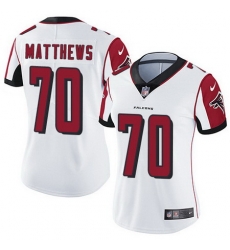 Falcons 70 Jake Matthews White Womens Stitched Football Vapor Untouchable Limited Jersey Falcons 70 Jake Matthews White Womens Stitched Football Vapor Untouchable Limited Jersey