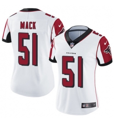 Nike Falcons #51 Alex Mack White Womens Stitched NFL Vapor Untouchable Limited Jersey Nike Falcons #51 Alex Mack White Womens Stitched NFL Vapor Untouchable Limited Jersey