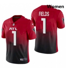 Women Atlanta Falcons #1 Justin Fields Red 2021 Draft Jersey Women Atlanta Falcons #1 Justin Fields Red 2021 Draft Jersey