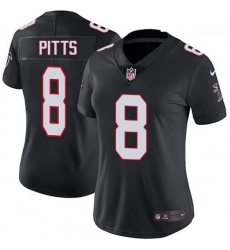 Women Nike Atlanta Falcons 8 Kyle Pitts Black Alternate Women Stitched NFL Vapor Untouchable Limited Jersey Women Nike Atlanta Falcons 8 Kyle Pitts Black Alternate Women Stitched NFL Vapor Untouchable Limited Jersey