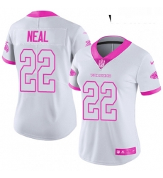 Womens Nike Atlanta Falcons 22 Keanu Neal Limited WhitePink Rush Fashion NFL Jersey Womens Nike Atlanta Falcons 22 Keanu Neal Limited WhitePink Rush Fashion NFL Jersey