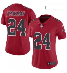 Womens Nike Atlanta Falcons 24 Devonta Freeman Limited Red Rush Vapor Untouchable NFL Jersey Womens Nike Atlanta Falcons 24 Devonta Freeman Limited Red Rush Vapor Untouchable NFL Jersey