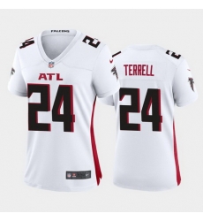 women a.j. terrell atlanta falcons white game jersey 2020 women a.j. terrell atlanta falcons white game jersey 2020