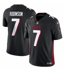 Toddler Atlanta Falcons 7 Bijan Robinson Black 2023 F U S E Vapor Untouchable Limited Stitched Football Jersey Toddler Atlanta Falcons 7 Bijan Robinson Black 2023 F U S E Vapor Untouchable Limited Stitched Football Jersey
