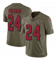 Youth Nike Atlanta Falcons 24 Devonta Freeman Limited Olive 2017 Salute to Service NFL Jersey Youth Nike Atlanta Falcons 24 Devonta Freeman Limited Olive 2017 Salute to Service NFL Jersey